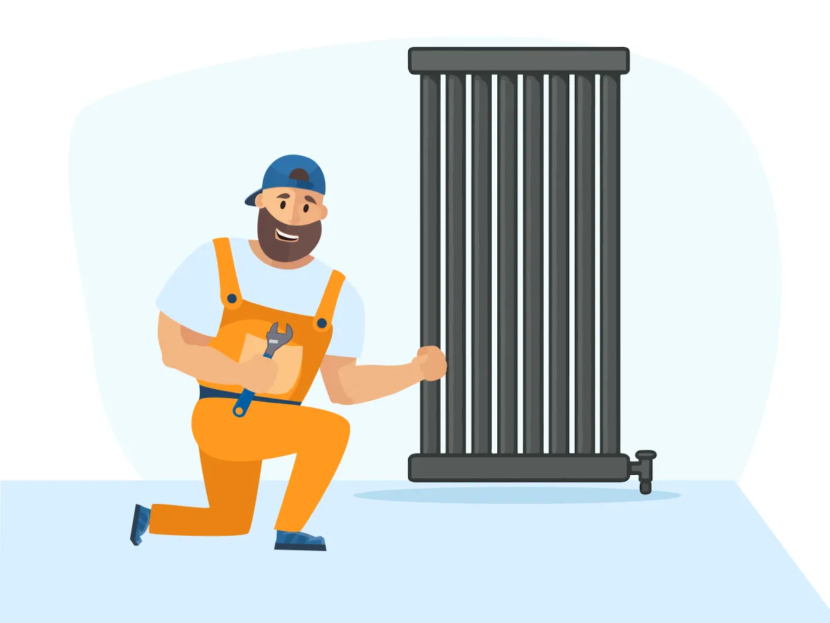 Instalarea radiatorului sau caloriferului decorativ