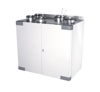 Recuperator de aer cu sistem de ventilație OSTBERG HERU 100 T EC-y2 RE (debit de aer 418 m³/h)