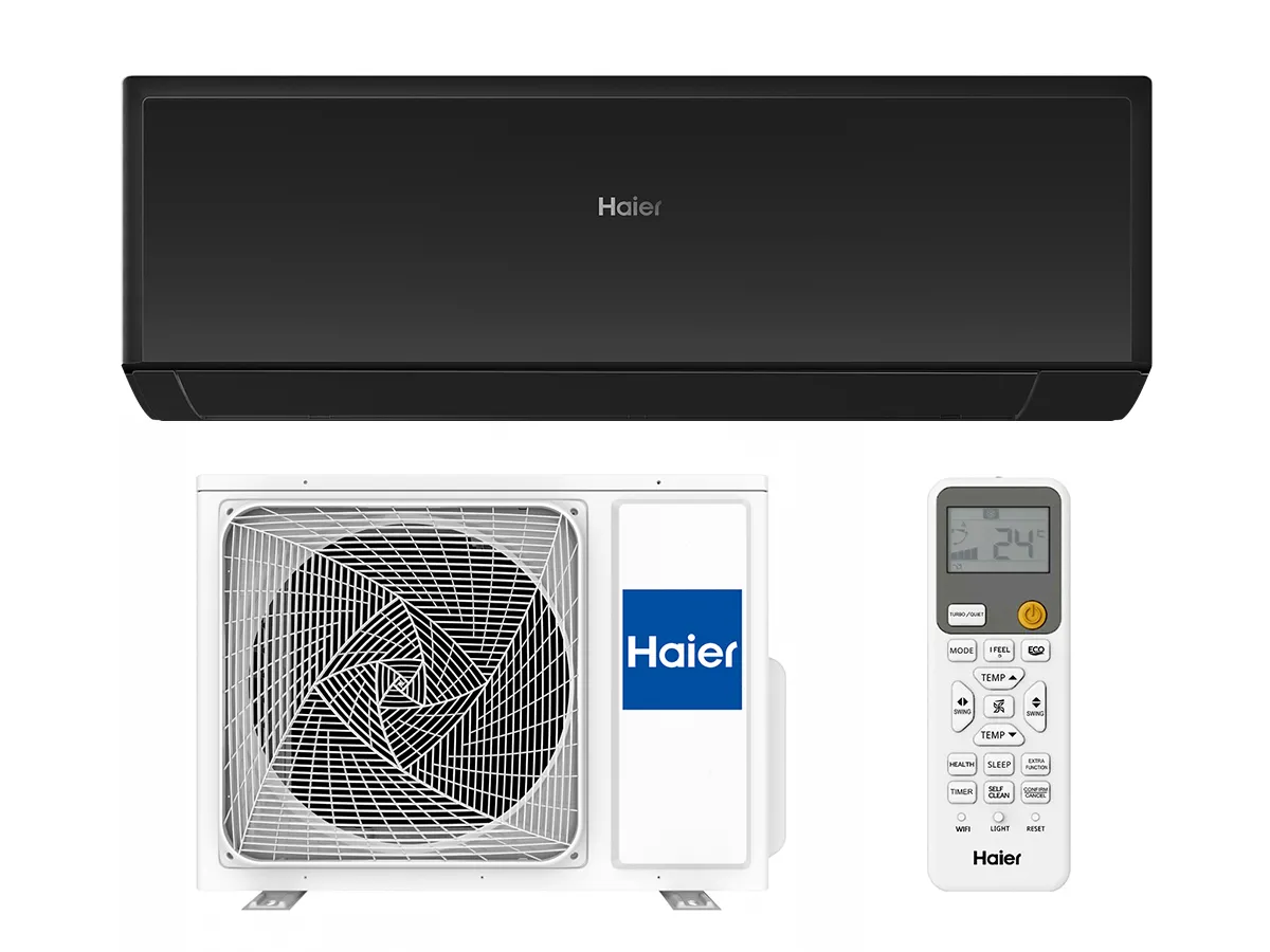 Conditioner HAIER REVIVE Plus DC Inverter R32 AS35RBAHRA-B 1U35YESFRA-4 Negru (Încălzire pana la - 20°C)