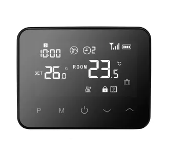 Термостат E-top WT-20&R06 беспроводной, с Wi-Fi, черный