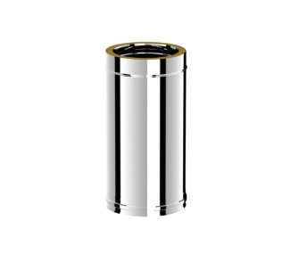 Труба дымоходная 500 мм утепленная SOLINOX d.180-230 (inox 304/304)