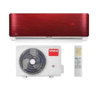 Кондиционер Vivax Inverter R32 R-Design 12000 BTU Red