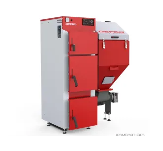 Cazan pe combustibil solid cu alimentare automata DEFRO KOMFORT EKO 5 KLASA ECODESIGN 9 kW