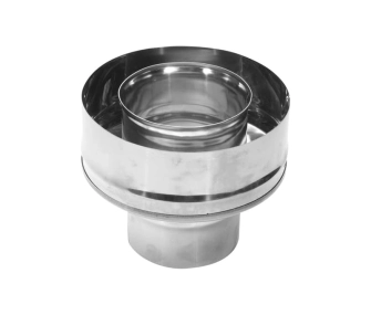 Переход с сэндвича на одностенный CORAX d.100-180 мм (inox 304)
