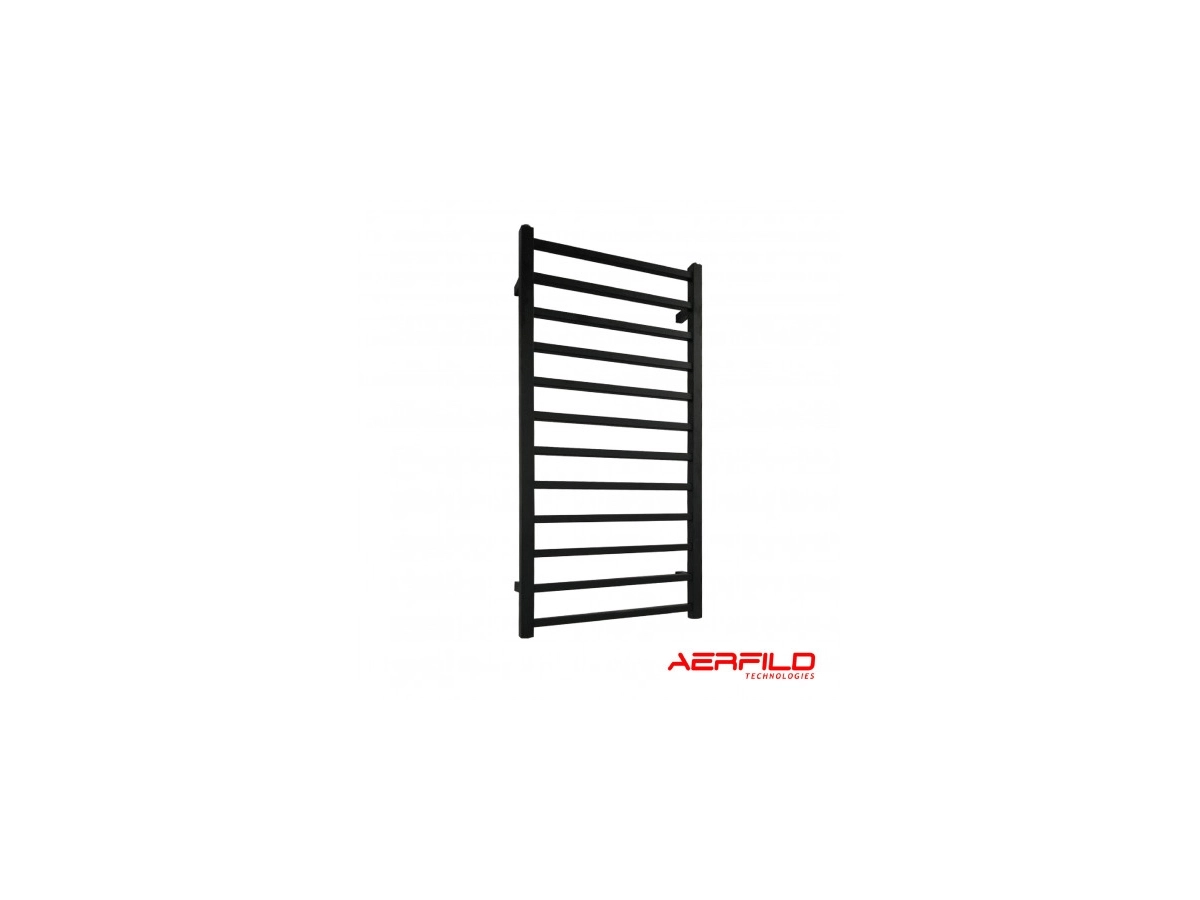 Дизайнерский полотенцесушитель Aerfild Jet 500x1000 mm, negru