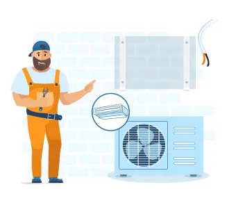 Demontarea unitatii exterioare de tip canal slim 18000 BTU