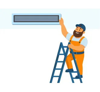 Instalarea unitatii interioare de tip canal 9000 BTU
