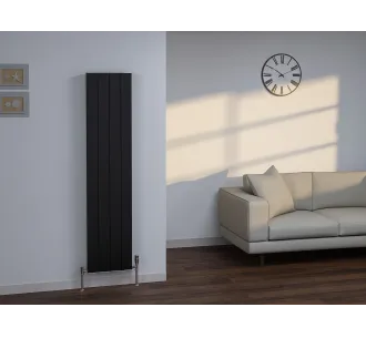 Calorifere decorativ LOJIMAX, colectia KALSEDON DOUBLE Black Satine