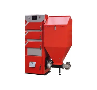 Cazan pe combustibil solid cu alimentare automata STALMARK DUO PID 100 kW