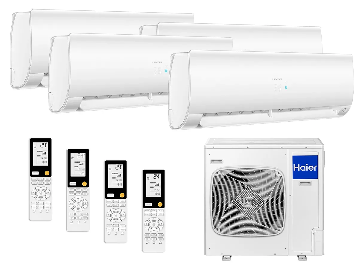 Kit Haier Multi Split System pentru un apartament cu 4 camere de până la 100 m²