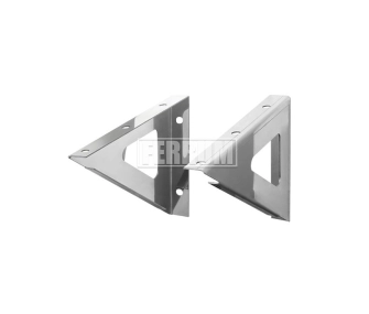 Консоль К1 FERRUM (inox 430/2шт) L-280 мм