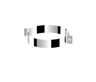 Хомут нержавеющий настенный (2 ушка) SOLINOX d.200 (inox 304)
