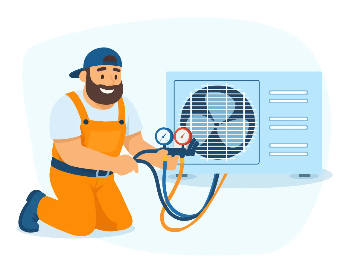 Serviciu de detectare a scurgerilor de freon la aparatele de aer condiționat serviciu/ora