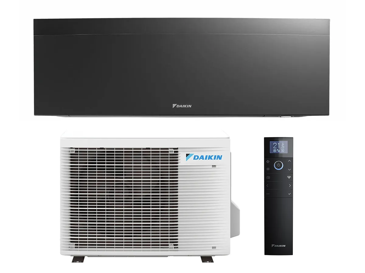 Кондиционер DAIKIN Inverter R32 Nepura EMURA RXTJ30A-FTXTJ30AB Black  (Обогрев при - 30°C)