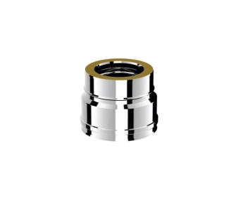 Trecere cos de fum izolata F-F SOLINOX d.180x180-230 (inox 304/304)