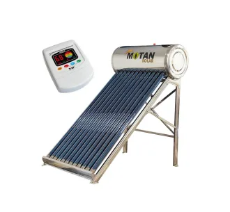 Kit panou solar de incalzire a apei MOTAN 200 litri INOX si vas auxiliar cu flotor INOX
