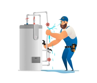 Instalarea boilerului  electric pana la 30L (sub chiuveta)