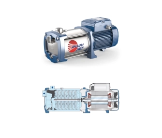 Многоступенчатый самовсасывающий электронасос Pedrollo PLURIJETm5-200