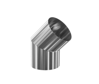 Угол дымоходный 30° CORAX d.100 мм (inox 304)