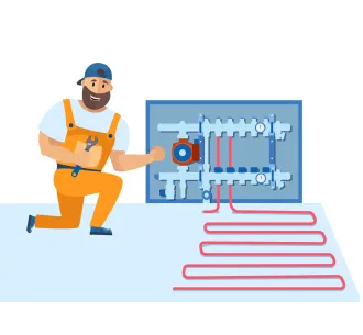 Instalarea unui dulap colector pentru încalzirea prin pardosea