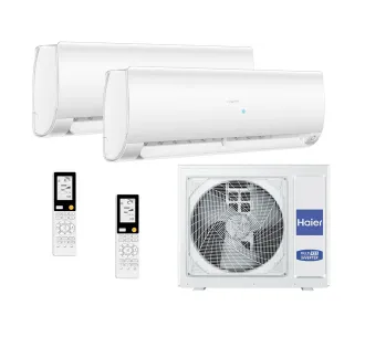 Kit Haier Multi Split System pentru un apartament cu 2 camere de până la 70 m²