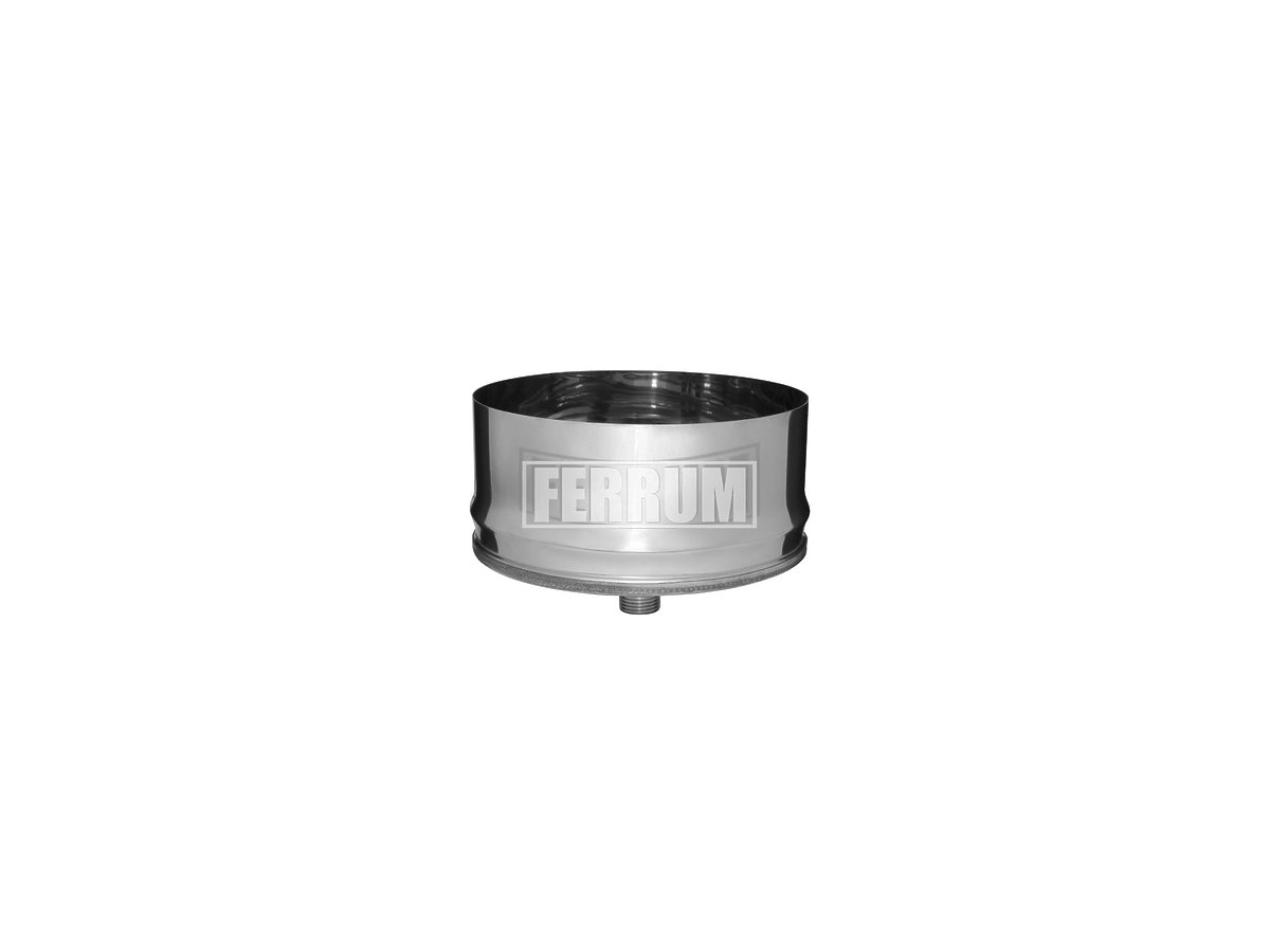 Конденсатоотвод для трубы FERRUM d.115 мм (inox 430/0,5 мм)