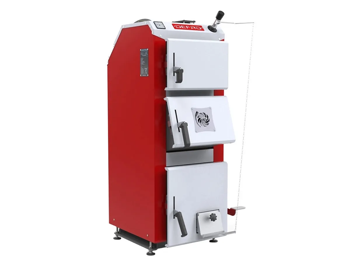 Cazan pe combustibil solid cu incarcare manuala DEFRO AGRO 17 kW
