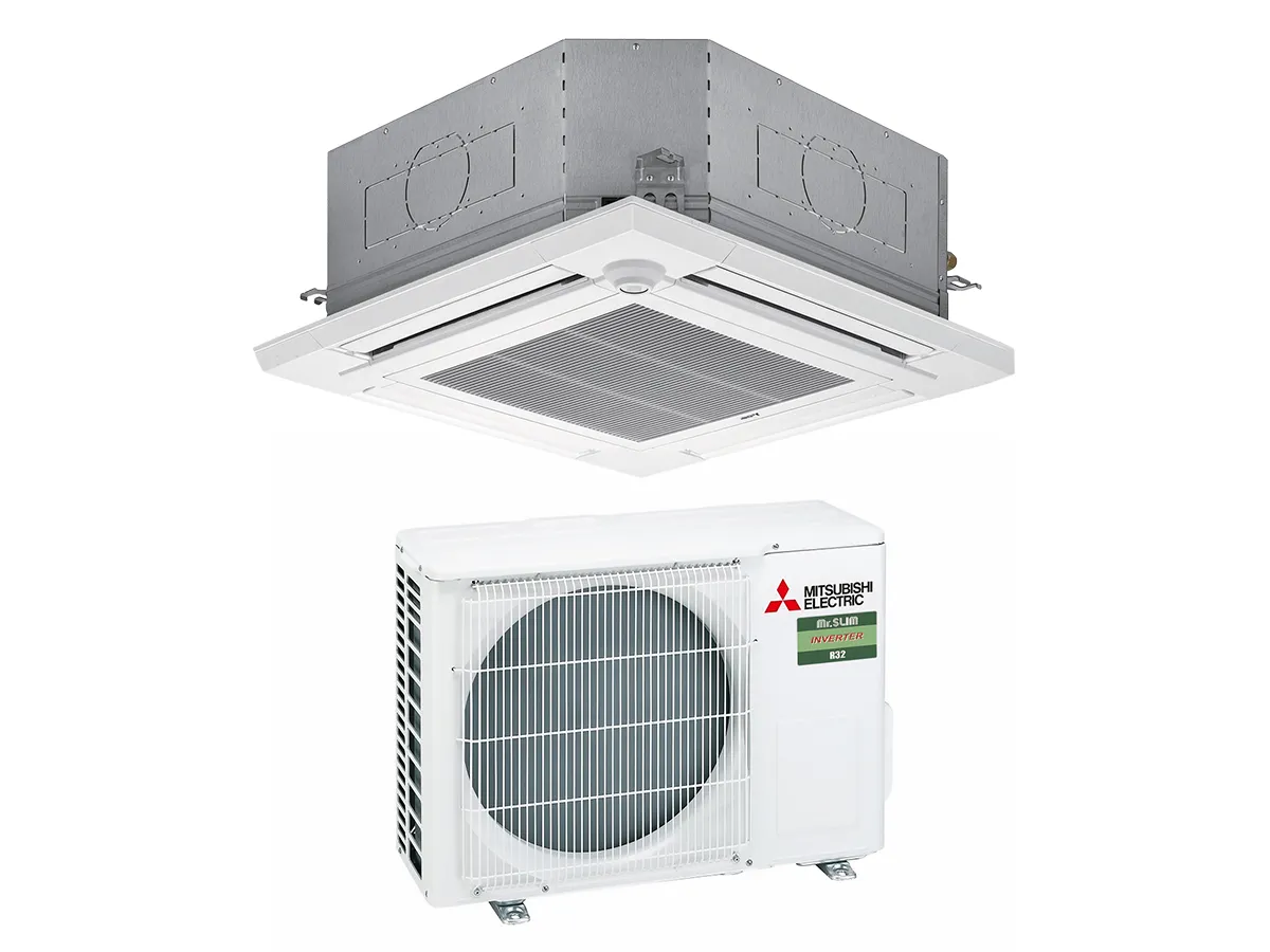 Кондиционер инверторный касетный Mitsubishi Electric PLA-M35 EA/SUZ-M35VA