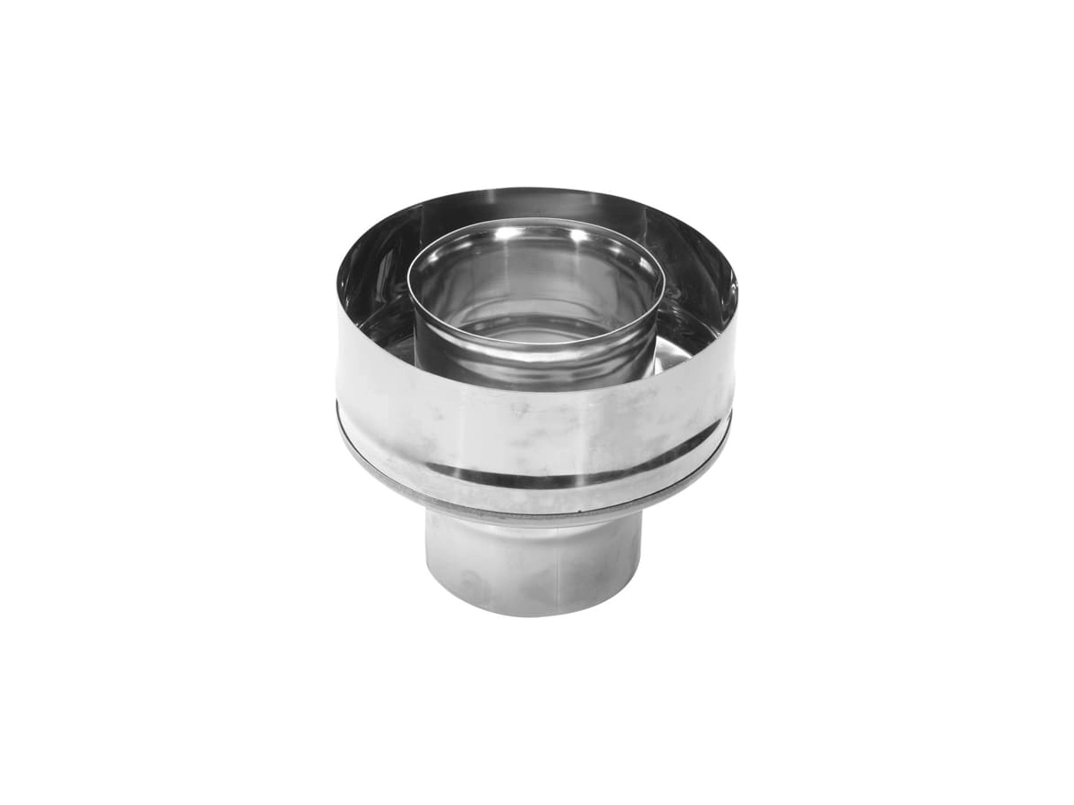 Переход с сэндвича на одностенный CORAX d.180-254 мм (inox 304)
