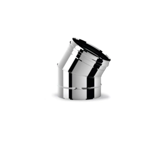 Unghi 30° pentru cos de fum SOLINOX d.150 (inox 304)
