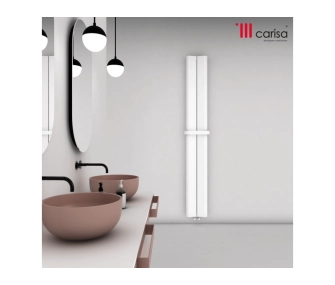 Алюминиевый дизайнерский радиатор Carisa CURVY 1800x495 White