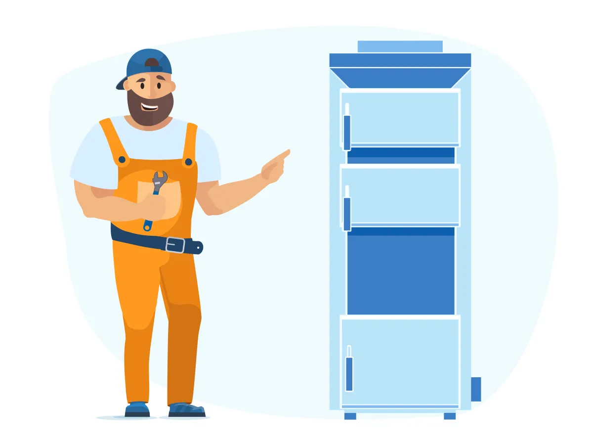 Instalarea standard cazanului pe combustibil solid de 51-100 kW cu încărcare manuală (fără buncăr)