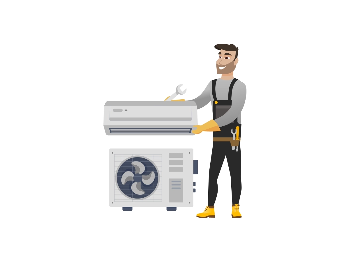 Instalarea unitatii exterioare sau interioare 7000-12000 BTU