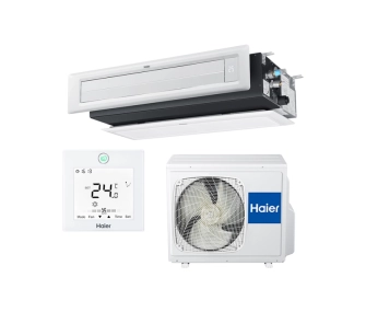 Кондиционер инверторный канальный Slim Low ESP HAIER AD25S2SS1FA/1U25S2SM1FA