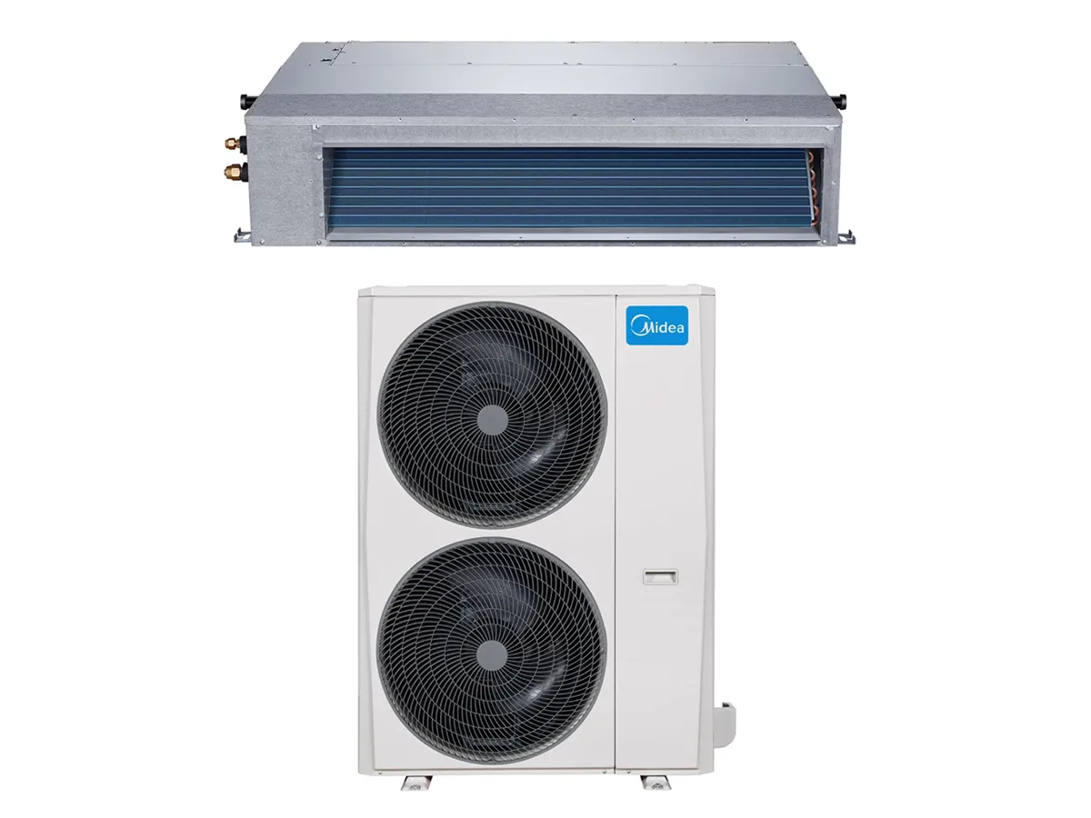 Кондиционер инверторный канальный Midea MTI-48HWFNX-QRD0W(GA)/MOE30U-48HFN8-RRD0W(GA) 48000 BTU 