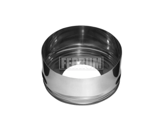 Заглушка для миниральной ваты FERRUM d.130-200 мм (inox 430/0,5 мм)