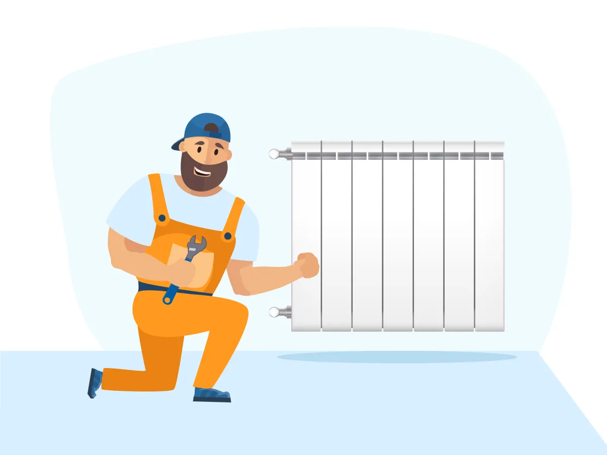 Instalarea radiatorului sau caloriferului din aluminiu