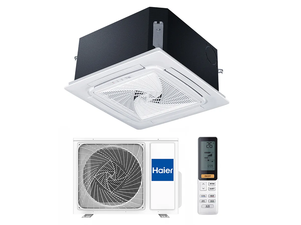 Кондиционер инверторный касетный 4-поточный HAIER AB25S2SC2FA/1U25S2SM1FA 
