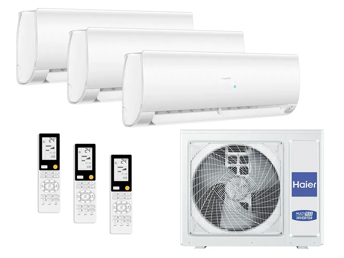 Kit Haier Multi Split System pentru un apartament cu 3 camere de până la 70 m²