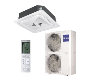Кондиционер инверторный касетный круглый HAIER ABH160K1ERG/1U160S2SP1FB + панель