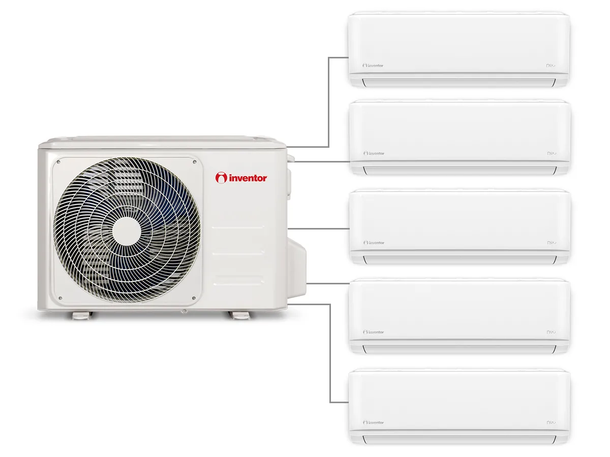 Unitate externă INVENTOR 42000 BTU U5MRSL(5)-42 R32 5 conexiuni
