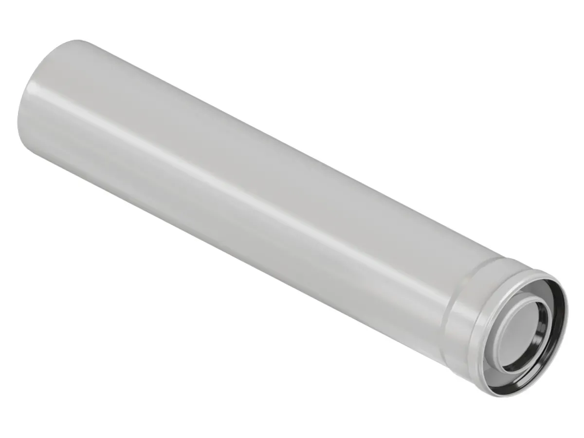 Prelungire coaxială pentru coș de condens D 80/125 mm, L 1000 mm
