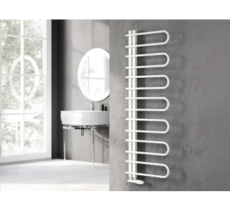 Uscator de prosoape decorativ LOJIMAX, colectie CORTE Alb mat