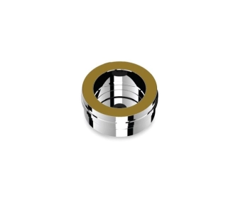 Заглушка дымоходная с конденсатоотводчиком SOLINOX d.130-180 (inox 304/304)