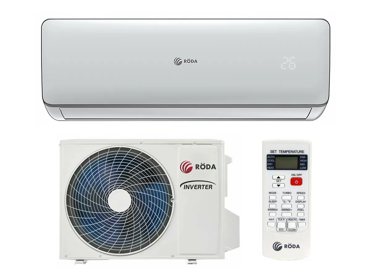 Инверторный кондиционер Roda SILVER RS-aL12F-RU-aL12F Отопление до -15C