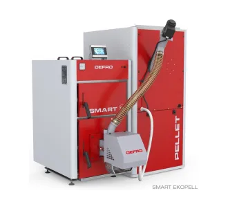 Cazan pe combustibil solid cu alimentare automata DEFRO EkoPell 16 kW