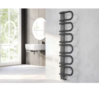 Uscator de prosoape decorativ LOJIMAX, colectie PANA Antracit mat
