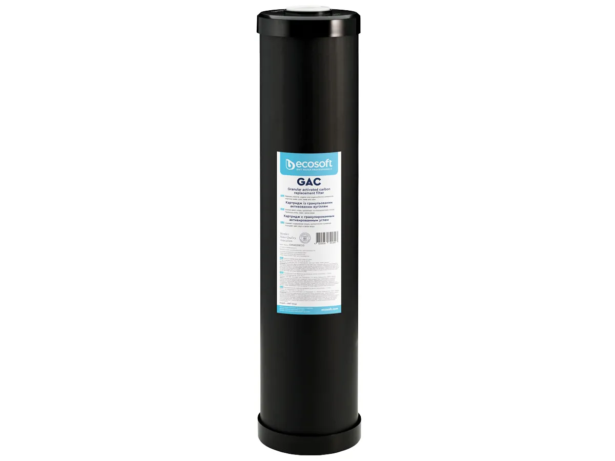 Cartus carbune activ din nuca cocos ECOSOFT 4,5x20 (GAC), (CHV4520ECOEXP)