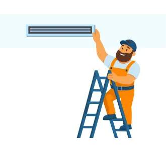Instalarea unitatii interioare de tip canal slim 24000 BTU