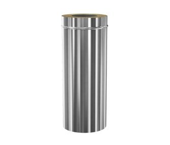 Teava L-500 mm (inox 430/304) izolata pentru cos de fum CORAX d.200-280 mm (inox 430/304)